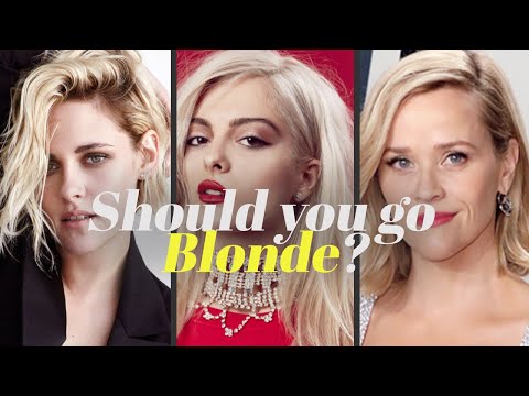 You can pull off BLONDE hair if you have THESE features (NOT about skin tone / personal colours)