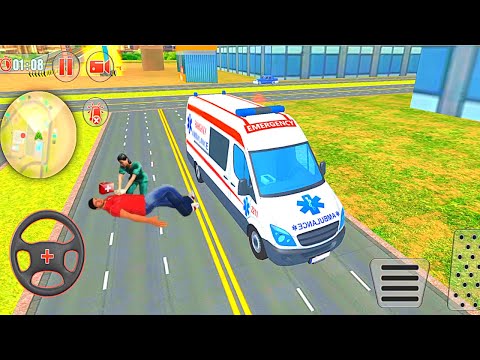 Ambulance Robot Car Transform - Emergency Robot City Rescue Simulator - Android Gameplay