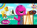 It S A Colorful World Colors For Kids Barney The Dinosaur