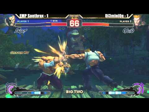SSF4 AE 2012 Grand Final EMP Santhrax vs Dieminion - Big Two #10 Tournament