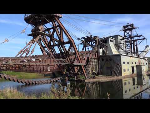 GOLD DREDGING IN NOME, ALASKA