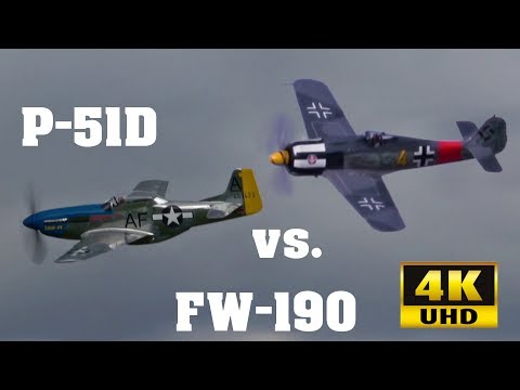 P-51 MUSTANG vs. FOCKE WULF 190 - A Comparision