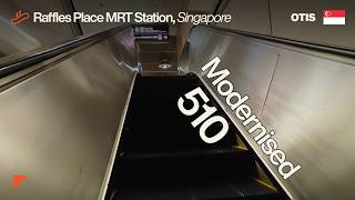 OTIS 510 PSE [Fmr. 510] Escalator [Up, B4–B3] | Raffles Place MRT Station [NS26/EW14], Singapore