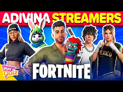 GUESS THE FORTNITE STREAMER 🎮👤 Can you recognize their skin? (Expert Level) | Play Quiz Trivia