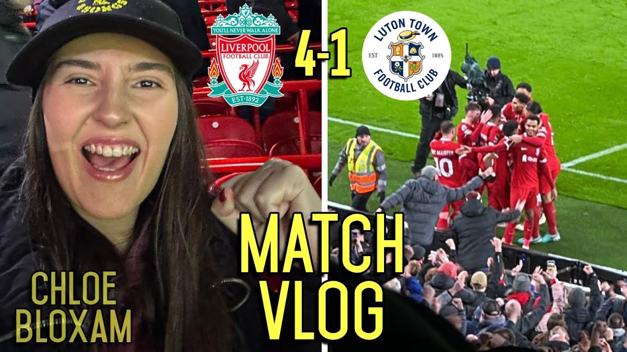 VIRGIL, GAKPO, DIAZ & ELLIOTT SCORE IN ANOTHER COMEBACK WIN! | Liverpool 4-1 Luton | Match Vlog
