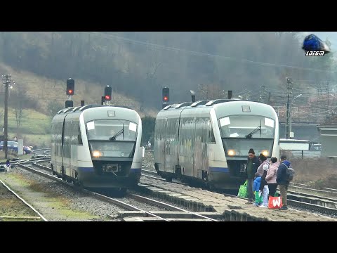 Trenuri Înainte de Electrificare în Gara Bratca - 25 Februarie 2024
