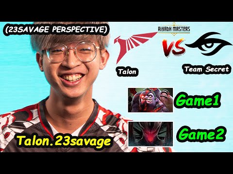 Talon vs Secret | 23savage Perspective Highlights Riyadh Masters 2023 Group Stage