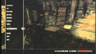 Skyrim - How to Make Blacksmithing Potions (Increase your Weapons and Armor)