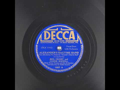 Alexander's Ragtime Band (1938) - Bing Crosby and Connee Boswell