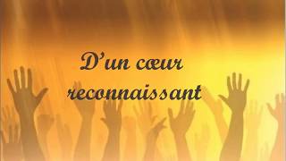 Marie-Claire    /   D'un coeur reconnaissant