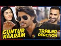 GUNTUR KAARAM Theatrical Trailer Mahesh Babu Sreeleela Trivikram Thaman Reaction