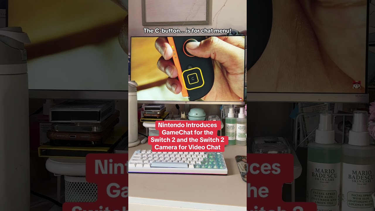 Nintendo Switch 2 C-Button is for GameChat!