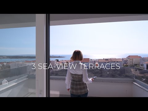 Seaview penthouse on the island of Pag, Croatia