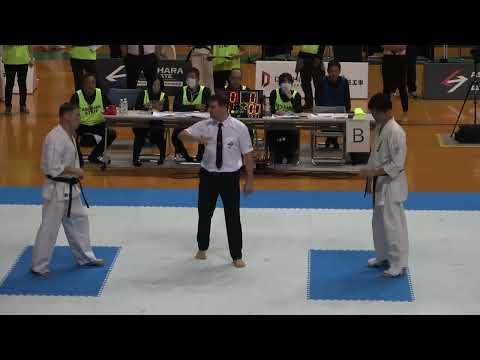 Nicu Dascalu Kumite -  Kumite Meciul 1. Ashihara  Karate World Championship, Japan 2023