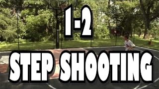 1-2 Step Basketball Shooting Drill with the IC3 Basketball Rebounder