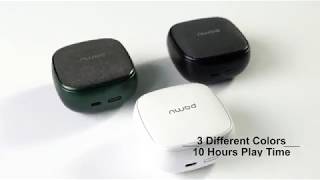 Padmate PaMU Slide True Wireless In-Ear Bluetooth Headset Zwart Headsets