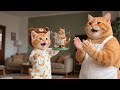 Ginger Kitten Clay Mama Cat Model Earned Top Marks And Became Mama Cat S Favorite Gift