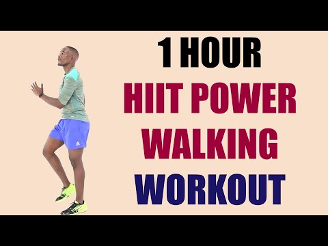 1 Hour HIIT Power Walking Workout for Weight Loss 🔥 Burn 600 Calories🔥
