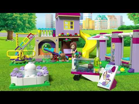 Vidéo LEGO Friends 41325 : L'aire de jeu d'Heartlake City