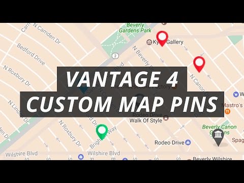Vantage 4 Custom Map Pins