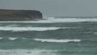 Windy day at the Bay of Skaill