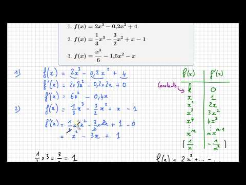 derivation - Exercise: practice differentiating a Polynomial function + difficult - Terminale STMG