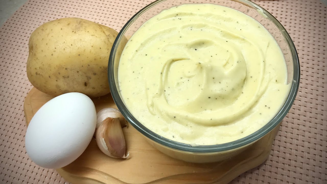 Sauce Maison pour Sandwich aux Pomme de terre 🥔 Préparez en 2min / Easy potato sauce for sandwich.