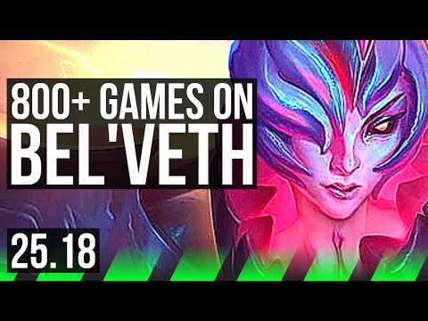 BEL'VETH vs VIEGO (JGL) | 6/0/7, 800+ games, Dominating | VN Challenger | 25.18