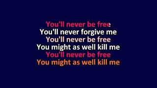 Garbage - Never Be Free - Karaoke Instrumental Lyrics - ObsKure