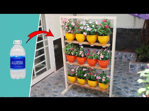 Amazing ideas for Making Flower Pot Recycling plastic Bottles into flower Pot