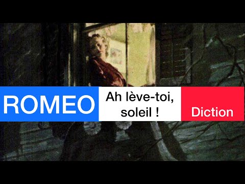 ROMEO "L' amour / Ah lève toi soleil!" GOUNOD, french diction + translation & score animation