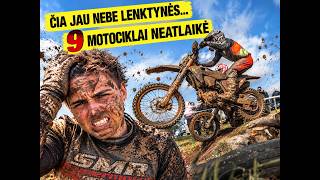 Sunkiausios Cross Country varžybos? Purvas skandino motociklus, krito lyderiai
