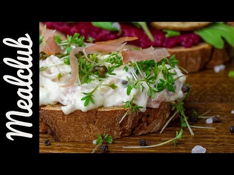 Dreierlei Stullen | Schnittchen | belegte Brote | MealClub