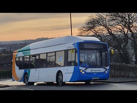 GAS POWERED: Route 12 | YR14CGK/28027 - Stagecoach North East: Scania K270UB/ADL Enviro 300NG