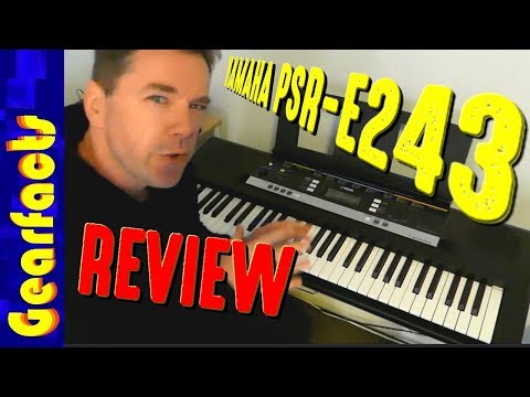 Yamaha Psr E243 Keyboard Demo