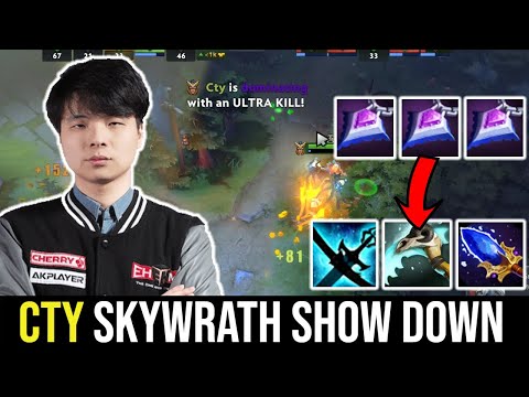 CTY Show Down. God Mode Skywrath Mage Carry With 25 Frags.