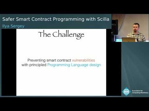 Safer Smart Contract Programming with Scilla