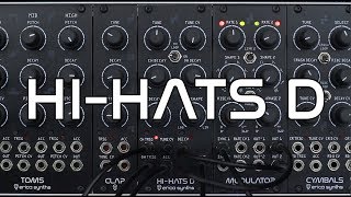 Video thumbnail for Erica Synths HI HATS D demo by Erica Synths