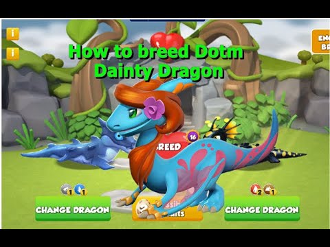 How to Breed Dragon of the week Dainty Dragon-Dragon Mania legends | New Ruins level 2 | DML