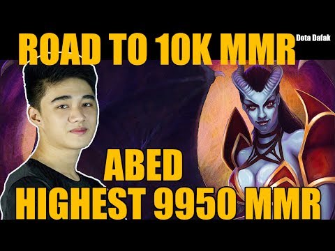 ABED JOURNEY|| Road to 10k MMR NEW RECORD 9950 MMR- Dota 2