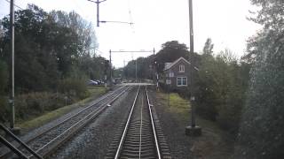 preview picture of video '[cabinerit] A train driver's view: Alkmaar - Den Haag HS, SLT, 18-Oct-2014.'