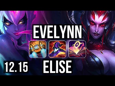 EVELYNN vs ELISE (JNG) | 20/0/4, Legendary, 65% winrate | EUW Master | 12.15