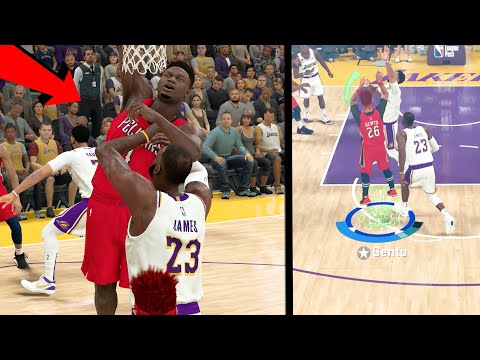 INSANE LeBron James Rivalry gets INTENSE!! Zion MONSTER DUNK on LeBron NBA 2k20 MyCAREER Ep. 112