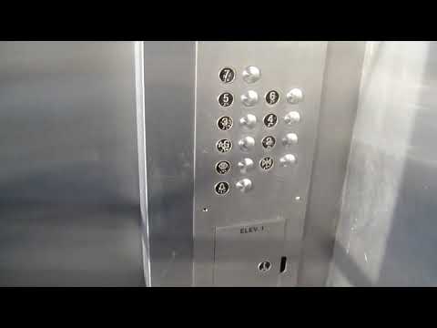 Throwback! Glass Dover Traction Elevators at the Boush Street Garage in Norfolk, VA