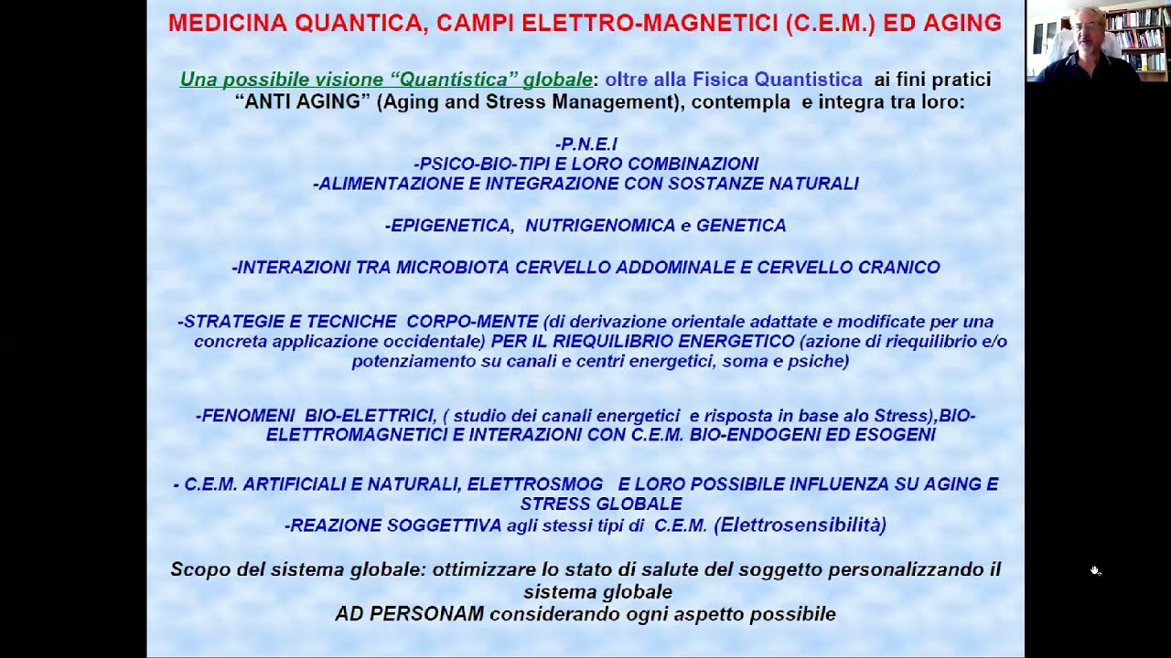 ALESSANDRO GELLI - Medicina quantica, campi elettro-magnetici aging e stress