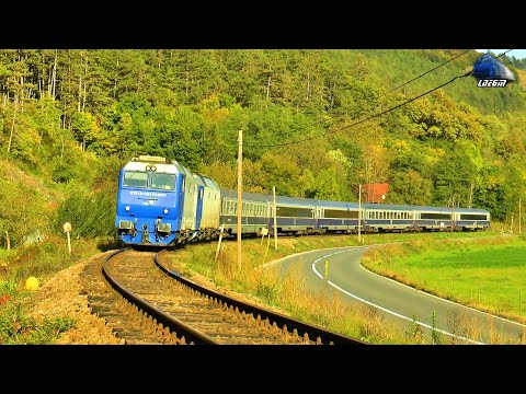 Trenuri în Defileul Crișului Repede/Trains in Crișul Repede Canyon - 10 October 2021