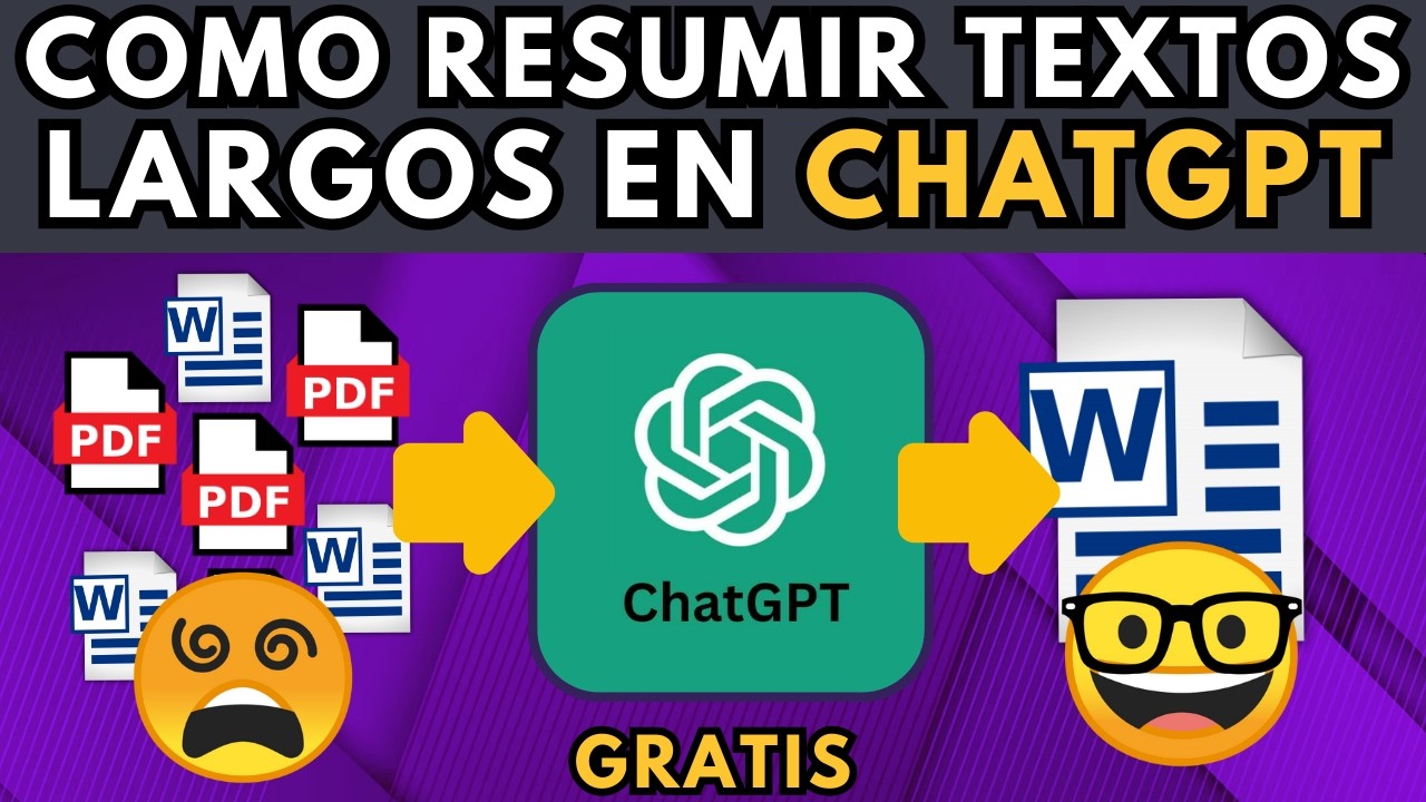 How to make LONG TEXT SUMMARIES with ChatGPT without losing information and Export to Word