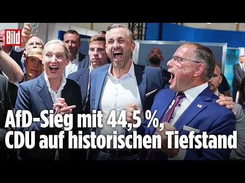 AFD-SIEG IM OSTEN: Sachsen-Anhalt erlebt Wahlbeben, CDU stürzt dramatisch ab