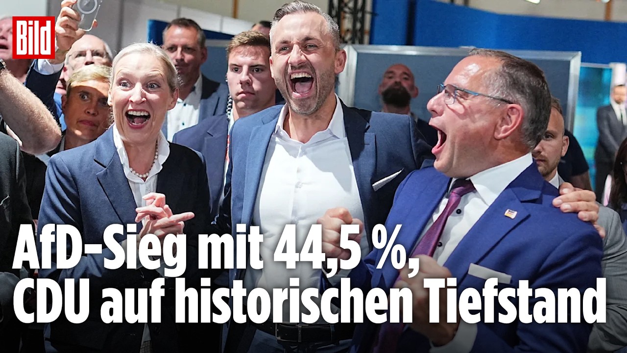 AFD-SIEG IM OSTEN: Sachsen-Anhalt erlebt Wahlbeben, CDU stürzt dramatisch ab