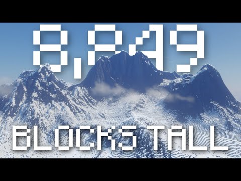 The TALLEST Mountain in the World, in Minecraft..